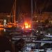 Arde un barco atracado en el Puerto Deportivo de Marina del Cantábrico, en Camargo