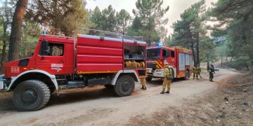 Cantabria envía un nuevo operativo de 12 efectivos para reforzar la extinción de los incendios de Madrid y Ávila
