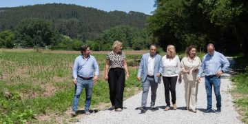 El Gobierno de Cantabria y el Ayuntamiento de Piélagos mejoran la red de caminos rurales en Vioño y otras localidades del municipio