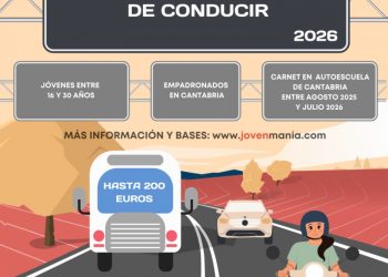 Cantabria pone en marcha 240.000 euros en ayudas de hasta 200 euros para que los jóvenes se saquen el carné de conducir